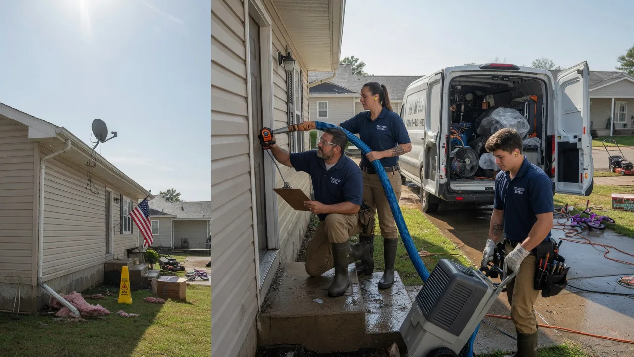 Ceiling Water Damage Restoration in Victor, CA near me